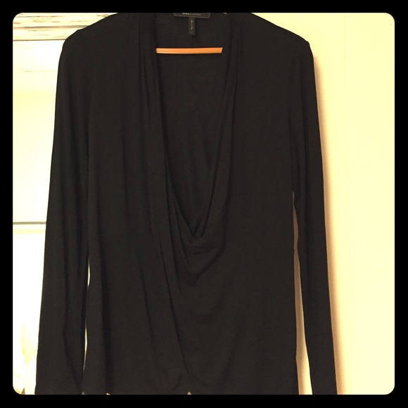 BCBGMaxazria low cut blouse! size S