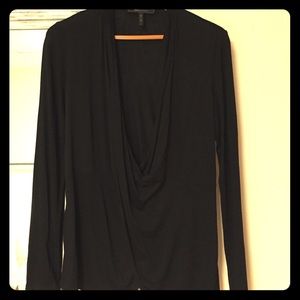 BCBGMaxazria low cut blouse! size S