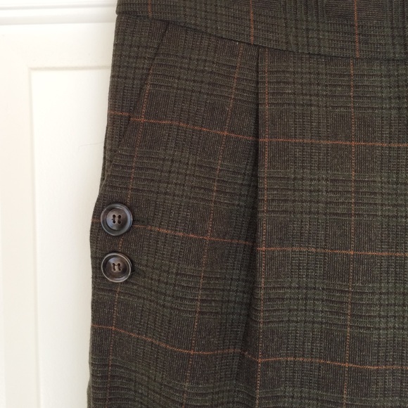 Wool blend plaid knicker pant, fully lined - Picture 2 of 4