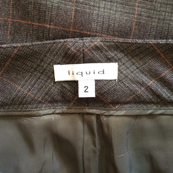 Wool blend plaid knicker pant, fully lined - Picture 4 of 4