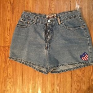 High waisted shorts