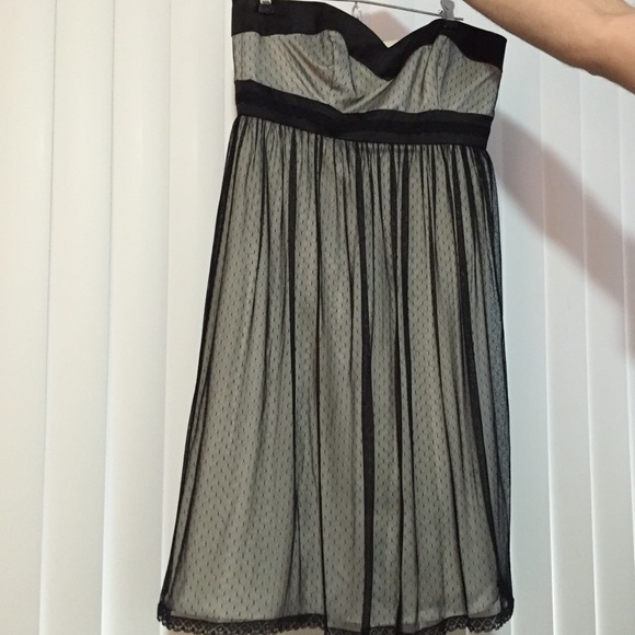 White House Black Market lace overlay dress - Picture 1 of 4