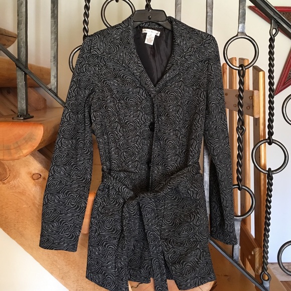 Coat, lightweight material.