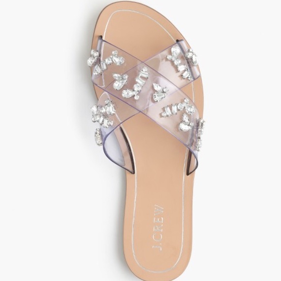 J. Crew Shoes - Brand New in box J. Crew Cyprus crystal sandals