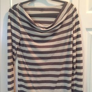 Boatneck long sleeve shirt