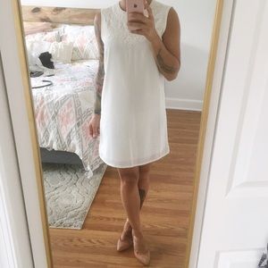 ❗️REDUCED❗️Off-white embroidered dress