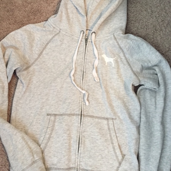 Pink hooded sweater