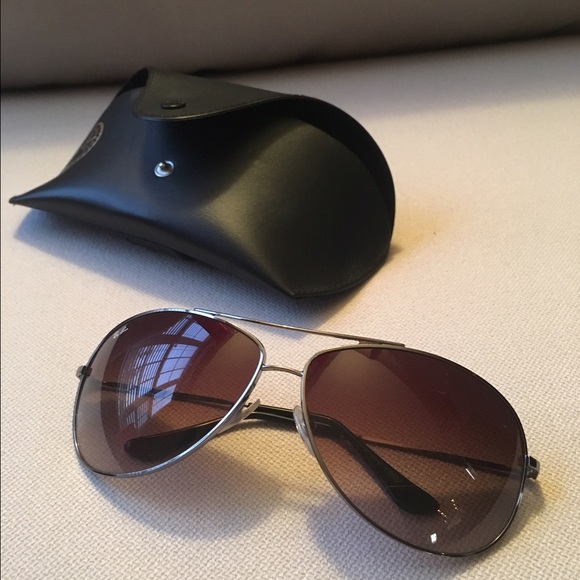 Rayban 3293 aviators in black gradient