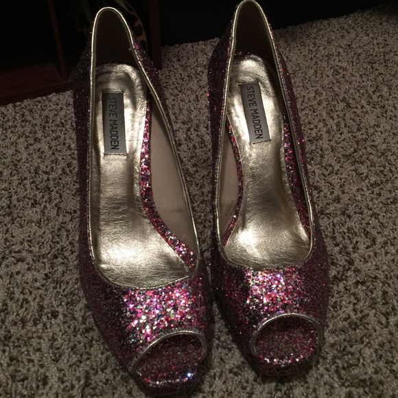 Steve Madden Glitter Heels