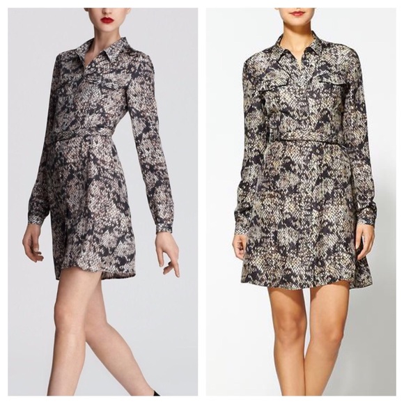 Theory Silk Shirtdress