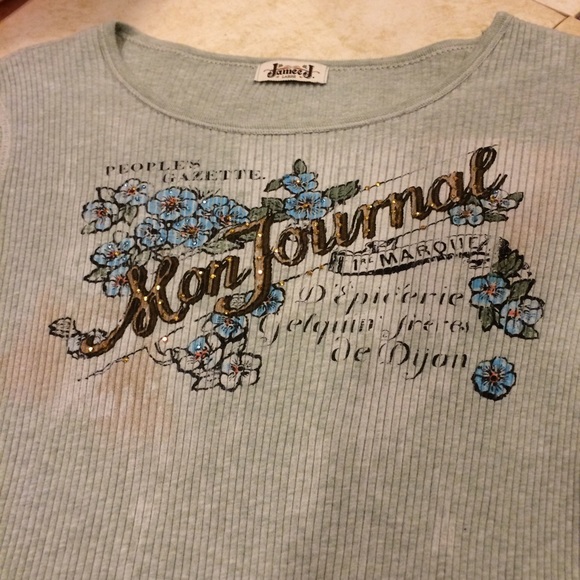 Fun & Sparkly "Journal" Tee - Picture 2 of 2