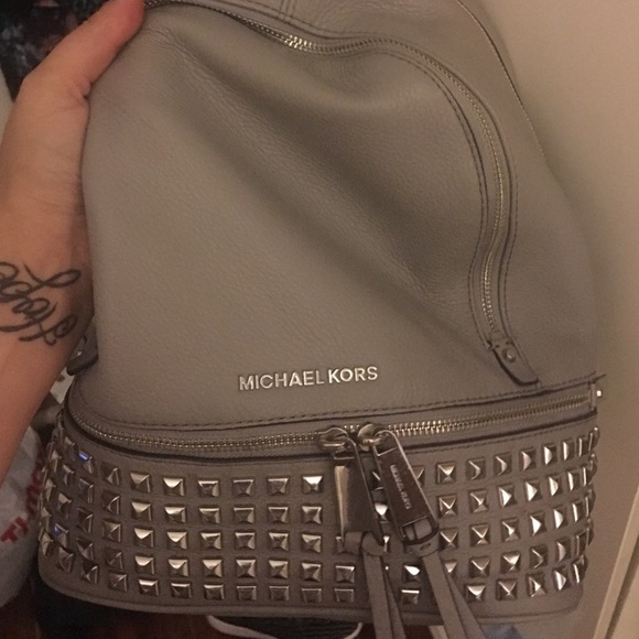 Michael Kors backpack in GRAY color!!