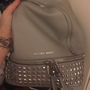 Michael Kors backpack in GRAY color!!