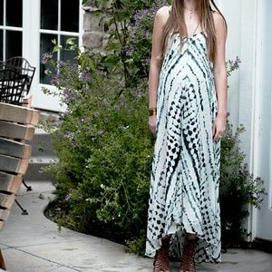Shibori print Maternity Dress