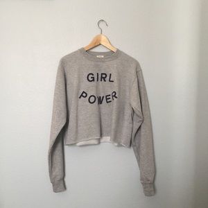 Brandy Melville Girl Power Sweatshirt