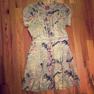 Free People printed mini dress