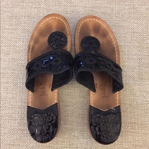 Jack Rogers black sandals size 7