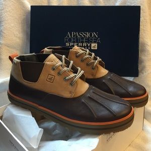 Sperry Fowl Weather Duck Boot Chukka Brown/Tan