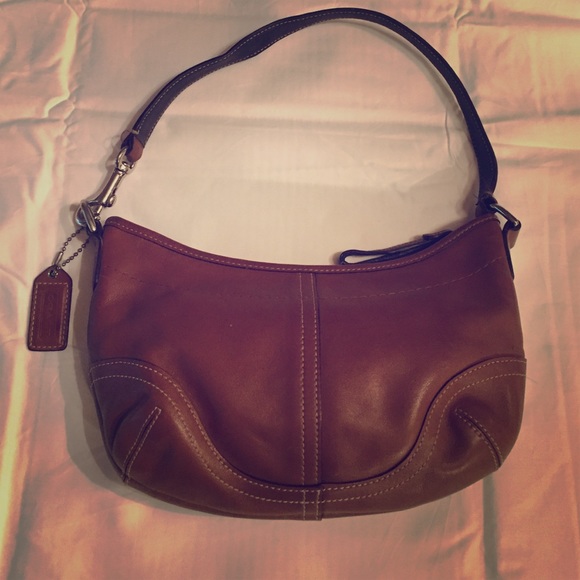 Coach Leather Hobo Bag