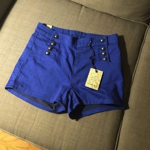 Blue shorts