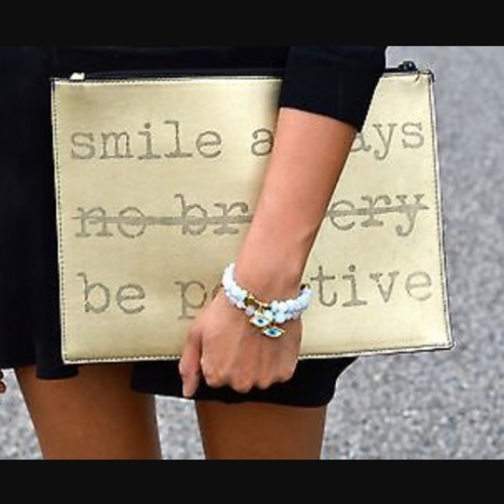 🎉🎉HP🎉🎉 ZARA GOLD TEXT WALLET - Picture 4 of 4