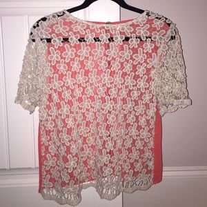 Floral see through top