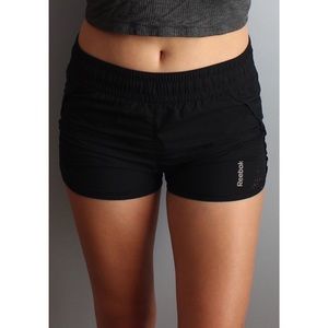 Reebok Classic Black Athletic Shorts