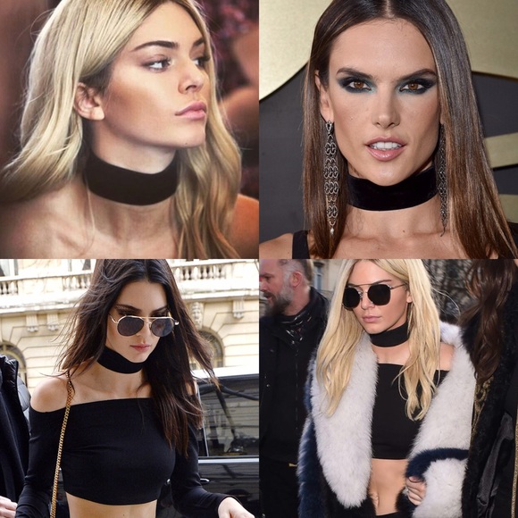 🎉HOST PICK🎉"Tommy" Thick Black Velvet Choker