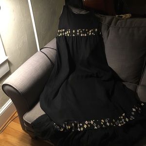 Long black maxi dress