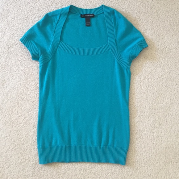 INC Turquoise top