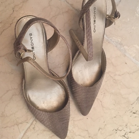 Kitten heels- bandolino- almost never worn