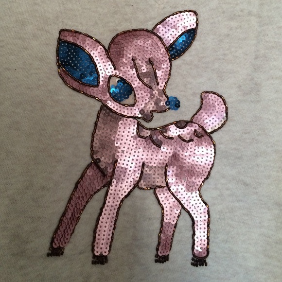 Deer Appliqué Sweater - Picture 2 of 4