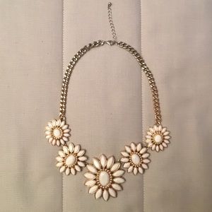 Forever 21 Flower Statement Necklace