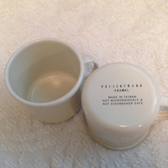 Pottery Barn Enamel Cups