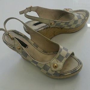 Louis Vuitton Sandals Wedge