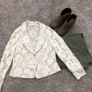 CAbi lace blazer