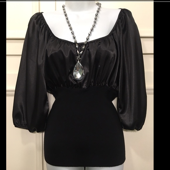 Max Studio blouse. Size Medium. Black.