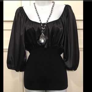 Max Studio blouse. Size Medium. Black.