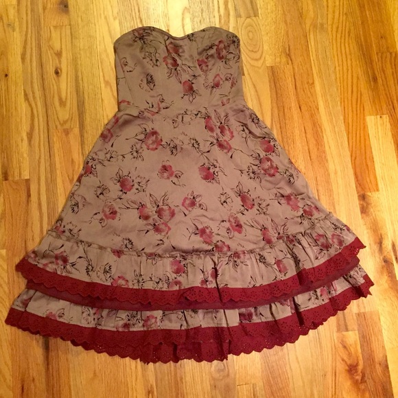 Free people strapless dress