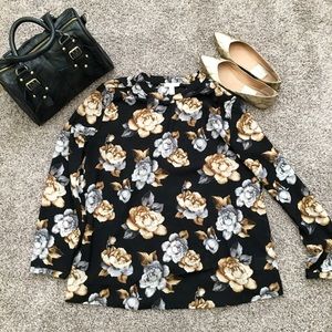 Charter club floral blouse