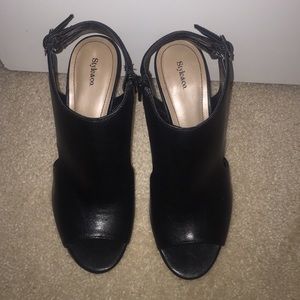 Style & Co Black Wedges