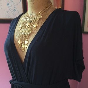 J. Crew navy maxi dress