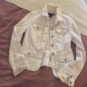 Calvin Klein Jeans white denim jacket ❤️