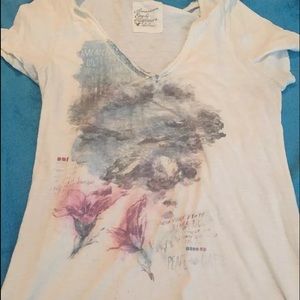 American Eagle Outfitters graphic t-shirt.