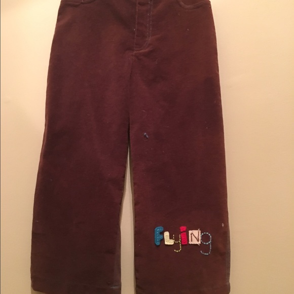 Victoria Kids brown cotton jeans, sz 2 years Bout
