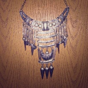Silver Tribal-Inspired Necklace Silver Tribal-Inspired Necklace