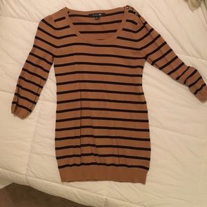 3/4 Sleeve Striped Sweater Forever 21