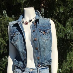 END OF SUMMER: Jean Jacket Vest