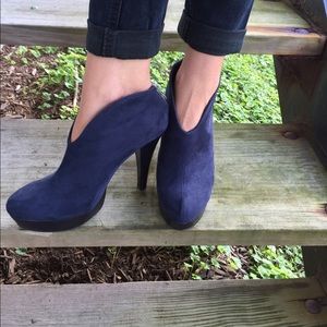 Baker's Blue Platform Heels