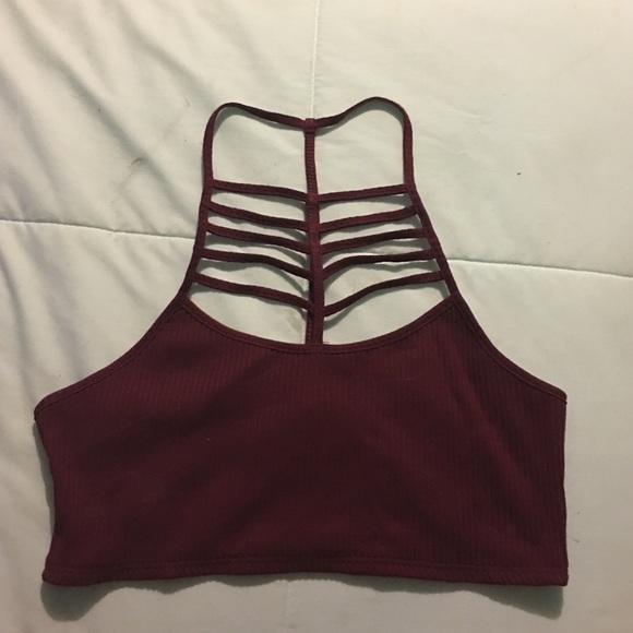 Maroon Bralette